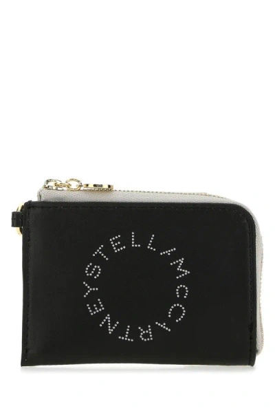 Shop Stella Mccartney Woman Two-tone Alter Mat Card Holder In Multicolor