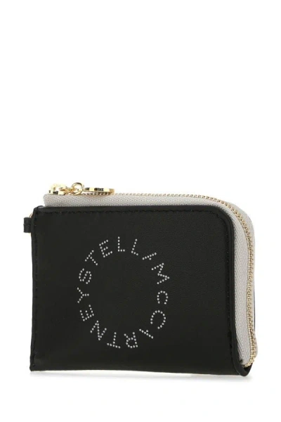 Shop Stella Mccartney Woman Two-tone Alter Mat Card Holder In Multicolor