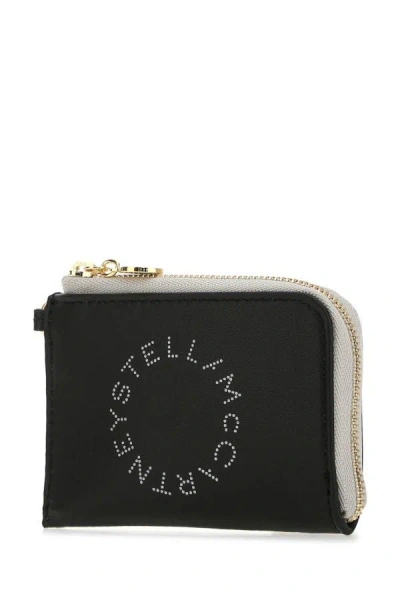 Stella Mccartney Stella Mc Cartney Two Tone Alter Mat Card Holder In Multicolor