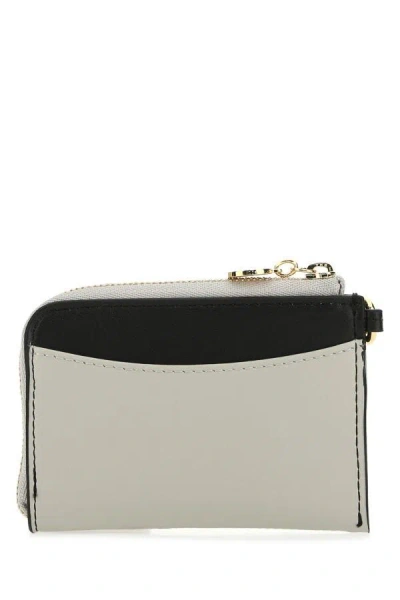 Shop Stella Mccartney Woman Two-tone Alter Mat Card Holder In Multicolor