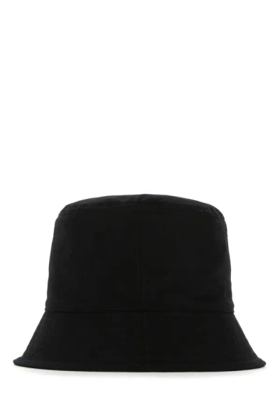 Shop Valentino Garavani Man Black Cotton Hat