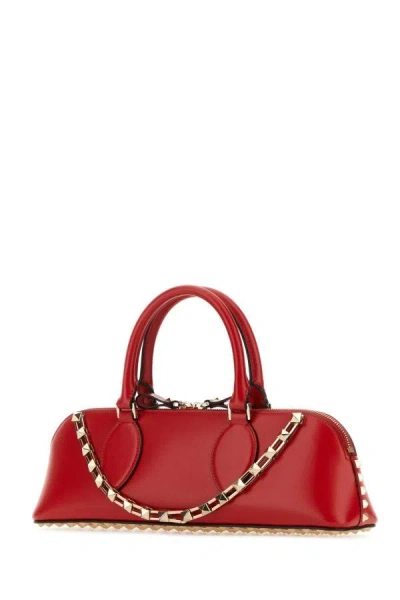 Valentino Sculpted Chain Stud Top Handle Bag In Multicolor