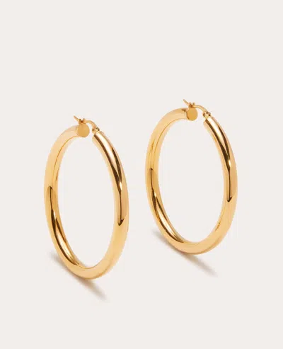 Shop Ramy Brook Natalie Hoop Earrings In Gold