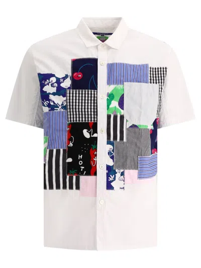 Shop Junya Watanabe Man " X Lousy Livin" Patchwork Shirt