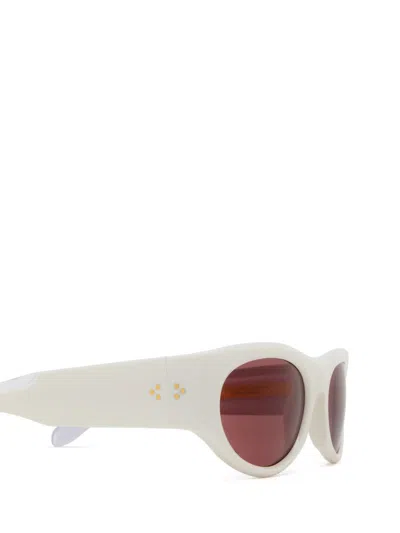 Shop Cutler And Gross Cutler & Gross Sunglasses In White Ivory Limited Edition