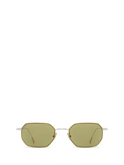 Shop Cutler And Gross Cutler & Gross Sunglasses In Rhodium / Gold 24 Kt