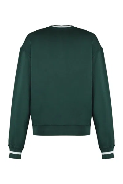 Shop Sporty And Rich Sporty & Rich Cotton Sweatshirt In Green