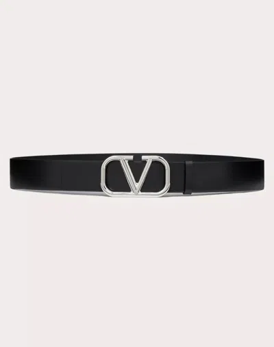 Shop Valentino Belts In Black