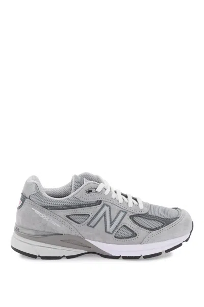 Shop New Balance Made In Usa 990v4 In Grey