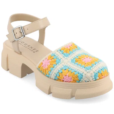 Shop Journee Collection Women's Tru Comfort Foam Dorit Sandals In Multi