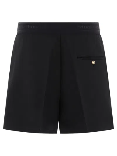 Shop Stockholm Surfboard Club Short With Elasticated Waist In Black