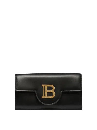Shop Balmain "b Buzz" Crossbody Bag In 黑色的