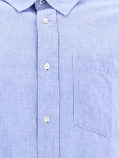 Shop Norse Projects "algot" Shirt In Light Blue