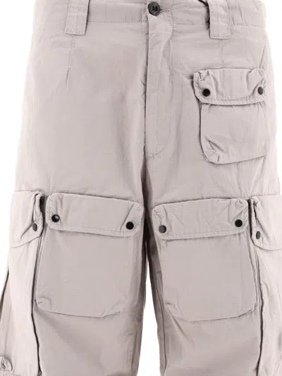 Shop C.p. Company "rip Stop" Cargo Trousers In Grey
