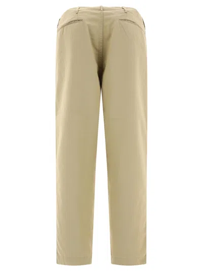 Shop Nanamica Chino Trousers In Beige