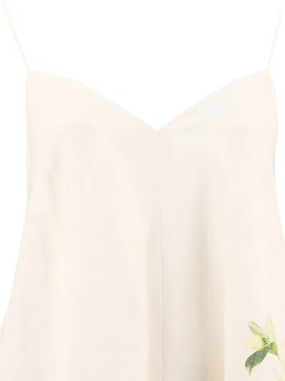 Shop Zimmermann "harmony Swing" Dress In White