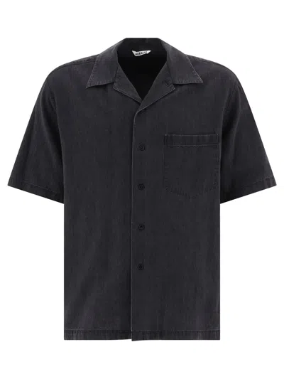 Shop Auralee "selvedge" Shirt In Black