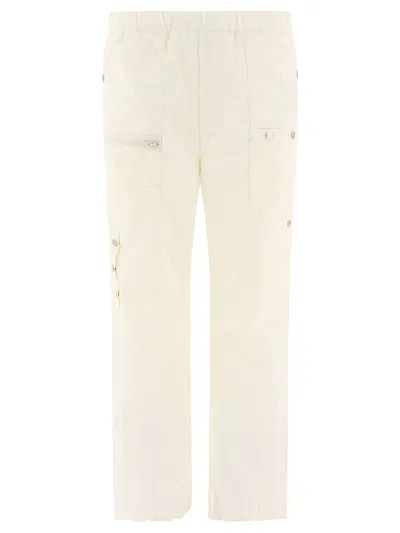 Shop Undercover Nylon Cargo Trousers In White
