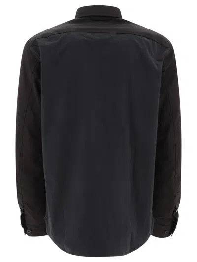 Junya Watanabe Patchwork Overshirt In Black