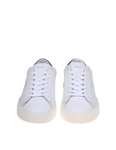 Shop Date D.a.t.e. Leather Sneakers In White/black
