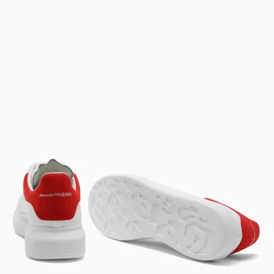 Shop Alexander Mcqueen Alexander Mc Queen Men's White/red Oversize Sneakers