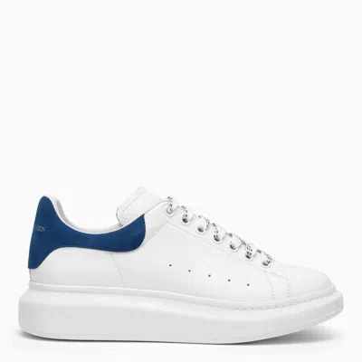 Shop Alexander Mcqueen Alexander Mc Queen White/blue Oversize Sneakers