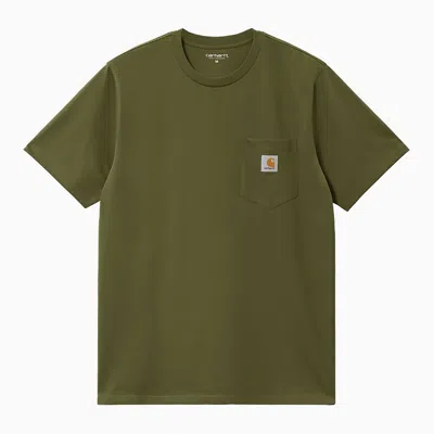 Shop Carhartt Wip / Pocket Dundee Cotton T Shirt