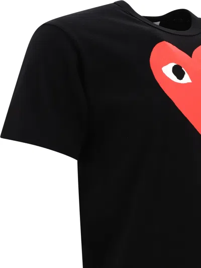 Shop Comme Des Garçons Play "mega Heart" T Shirt