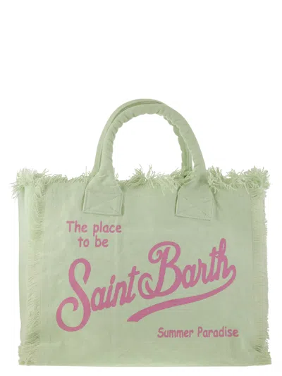 Shop Mc2 Saint Barth Vanity Canvas Shoulder Bag