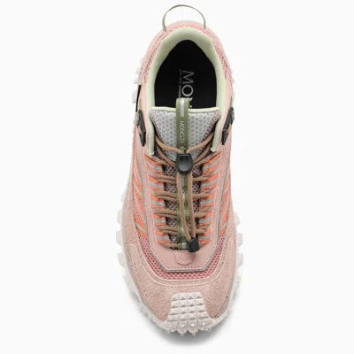Shop Moncler Pink Sneaker Trailgrip