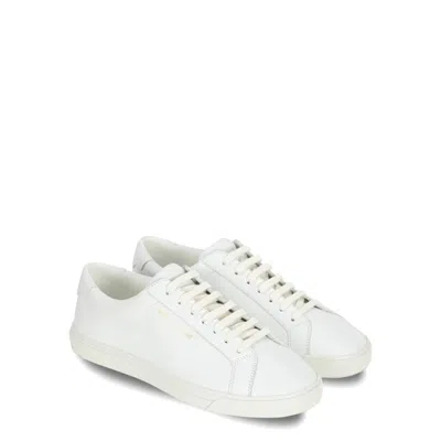 Shop Saint Laurent Andy Low Top Leather Sneakers