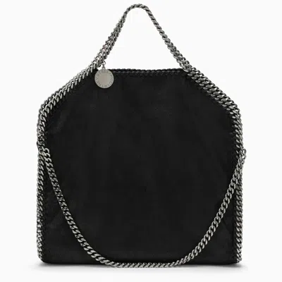 Shop Stella Mccartney Stella Mc Cartney Black Falabella Fold Over Bag