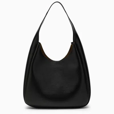 Shop Stella Mccartney Stella Mc Cartney Black Logo Medium Tote Bag