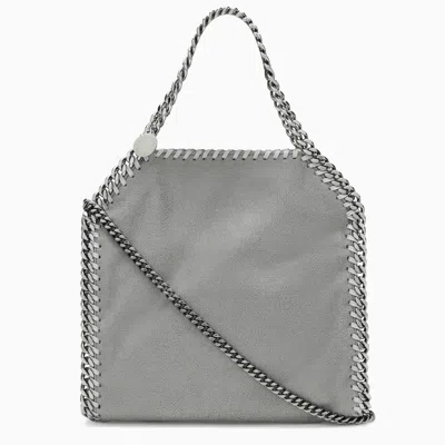 Shop Stella Mccartney Stella Mc Cartney Light Grey Falabella Mini Bag