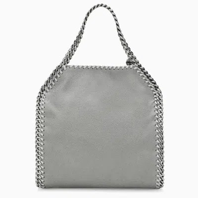 Shop Stella Mccartney Stella Mc Cartney Light Grey Falabella Mini Bag