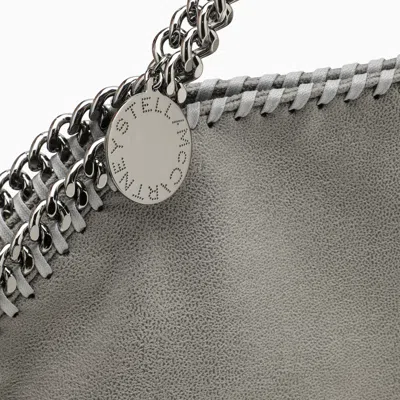 Shop Stella Mccartney Stella Mc Cartney Grey Falabella Fold Over Bag