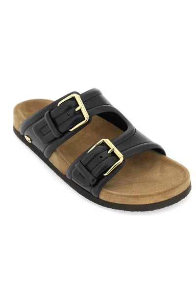 Valentino Garavani Fussfriend Leather Sandals In Black