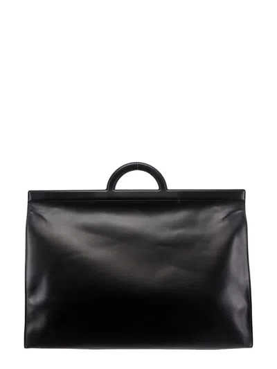 Shop Valentino Leather Handbag With Frontal Hanya Yanagihara's Citation