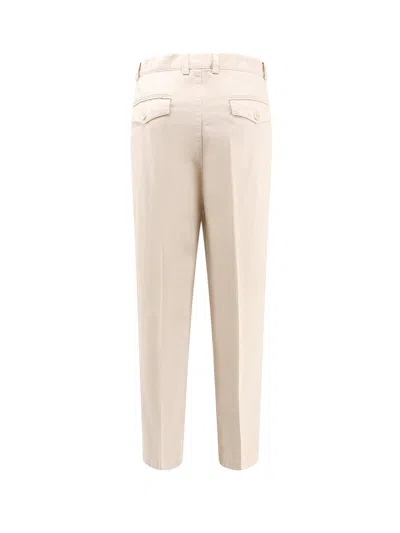 Shop Brunello Cucinelli Relaxed Fit Cotton Trouser