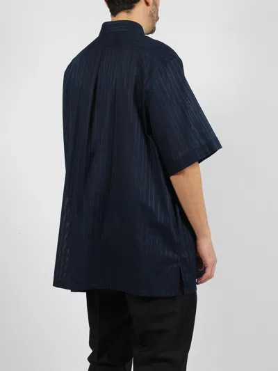 Shop Givenchy Striped Cotton Voile Shirt
