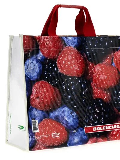 Shop Balenciaga Tote Antwerp Hand Bags Multicolor