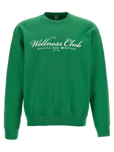 Shop Sporty And Rich Wellness & Health Sweatshirt Green