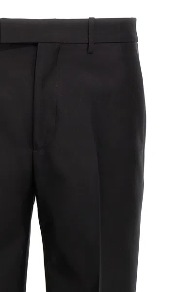 Shop Burberry Men Tailored Trousers In Black
