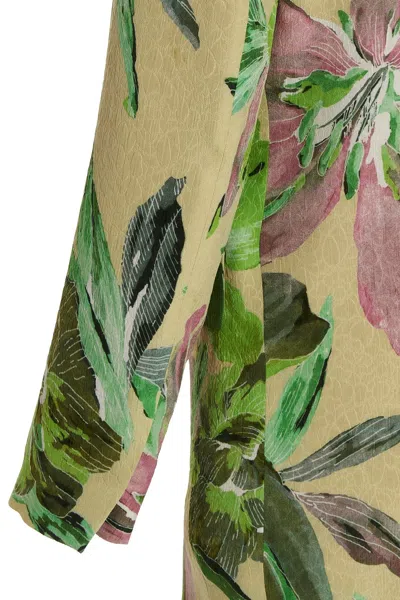Shop Dries Van Noten Women 'blur' Blazer Jacket In Multicolor