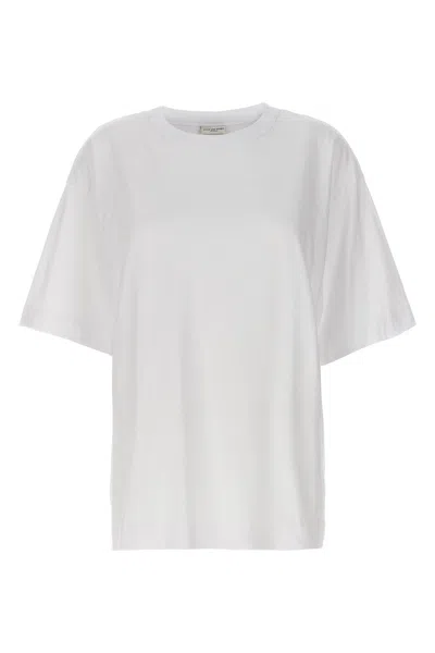 Shop Dries Van Noten Women 'hegels' T-shirt In White