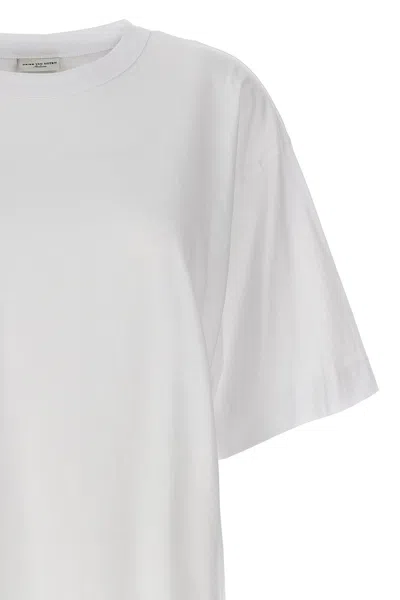 Shop Dries Van Noten Women 'hegels' T-shirt In White