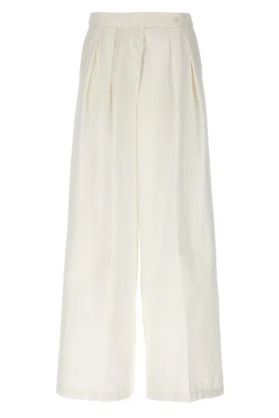 Shop Dries Van Noten Women 'pamplona' Trousers In White