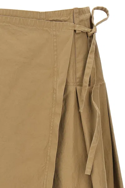 Shop Dries Van Noten Women 'skilt' Skirt In Cream