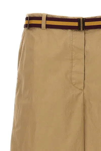 Shop Dries Van Noten Women 'sulia' Skirt In Cream