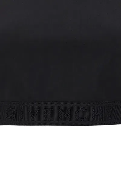 Shop Givenchy Women Cropped T-shirt In Black